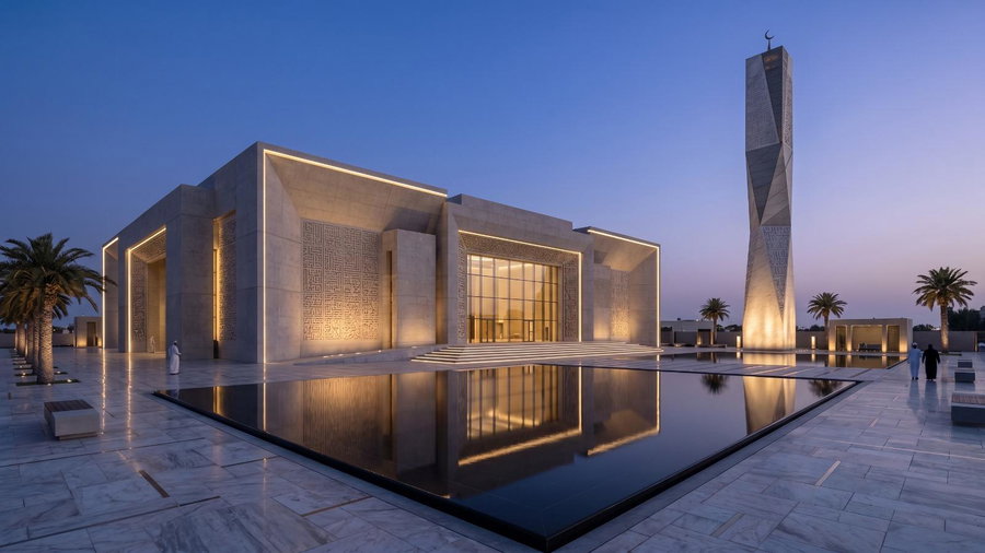 Monumental Contemporary Mosque Architecture: A Timeless Expression of Faith, Light, and Modern Islamic Design