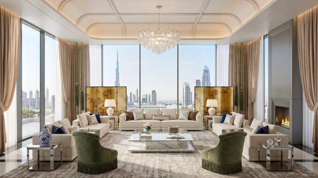 Finest Living Room Interior Design in Luxury Style