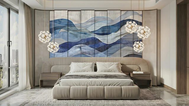 Comfortable bedroom decoration