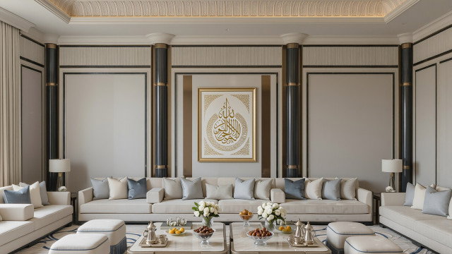 ELEGANT AND CALM LIVING ROOM DESIGN