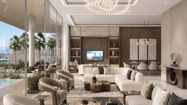 تصميم داخلي أنيق لشقه في دبي