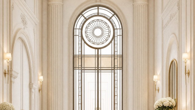 تصميم داخلي مذهل لمدخل الصالة