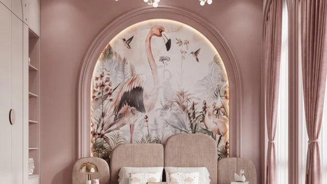 Dynamic and Vibrant Children's Room