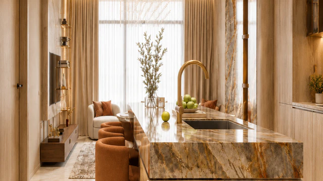Dubai Creek Harbour Living: Transforming a One-Bedroom Apartment into a Luxurious Urban Sanctuary