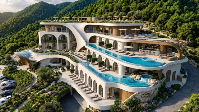Boutique Resort Architecture Design in the GCC