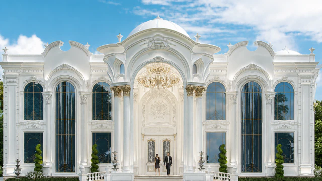 Timeless Classic Residential Villa in Iraq: Luxury Villa & Royal Palace Architecture by Antonovich Group