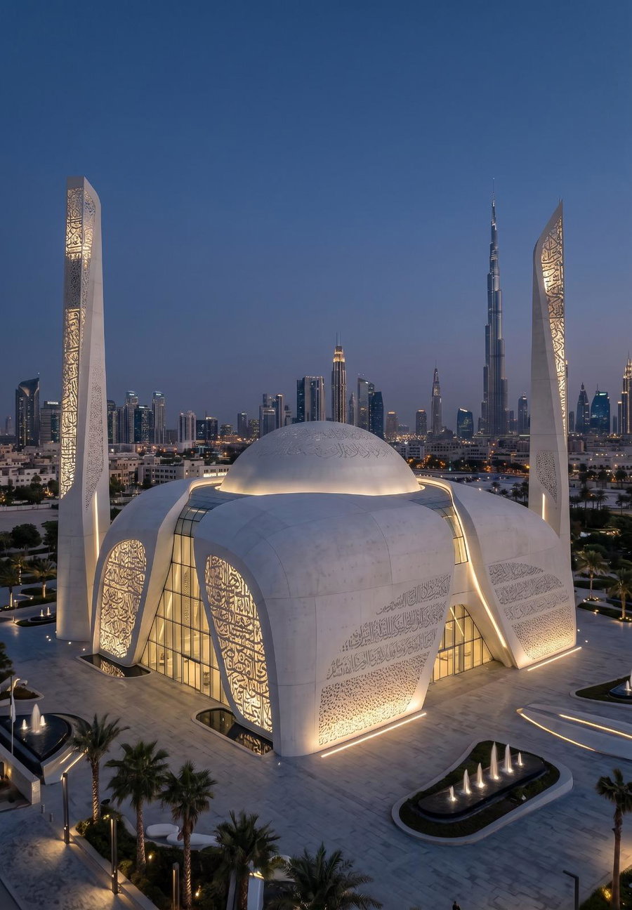 World-Class Mosque Architecture by Antonovich Group
