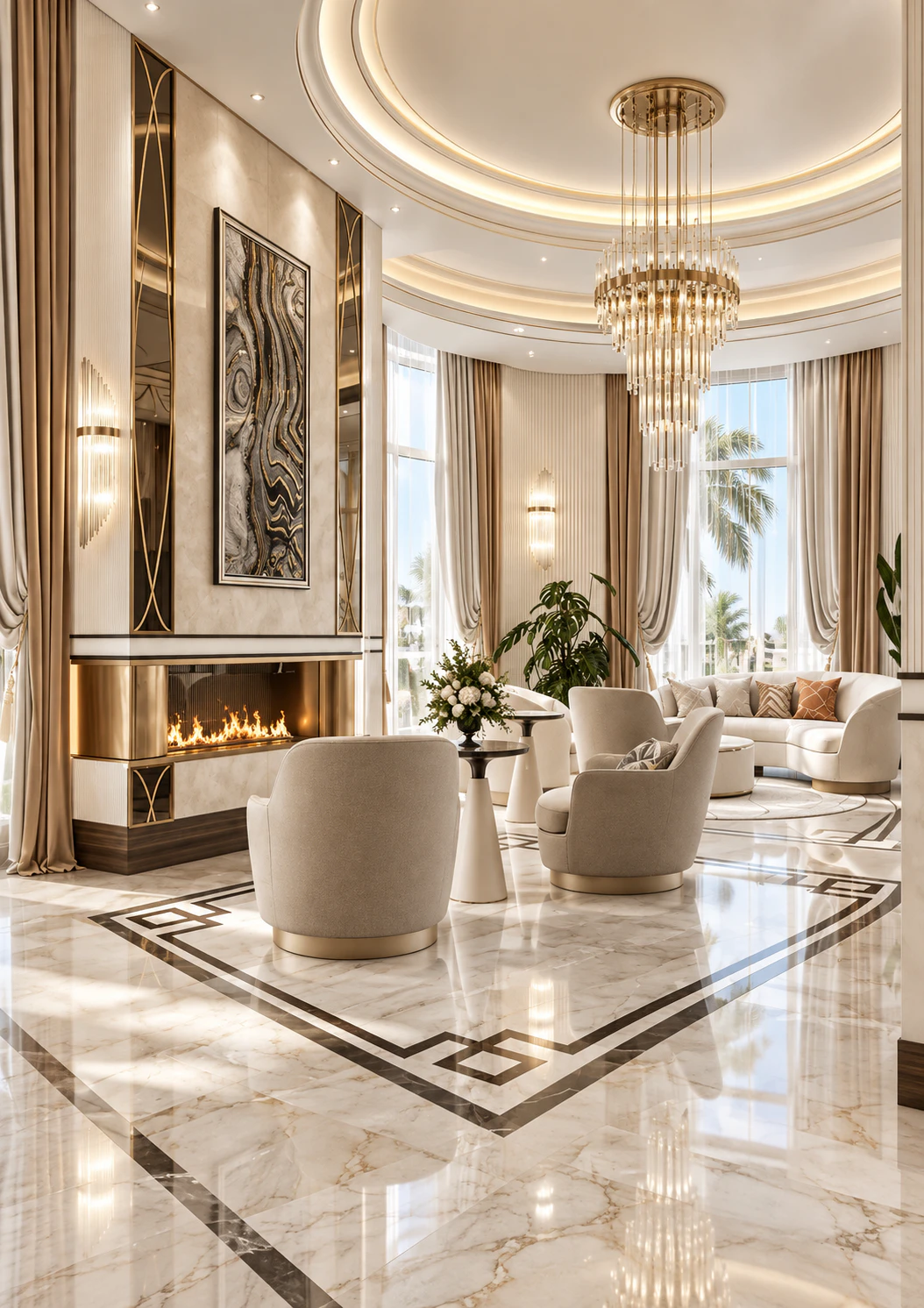 Comfort family villa interior