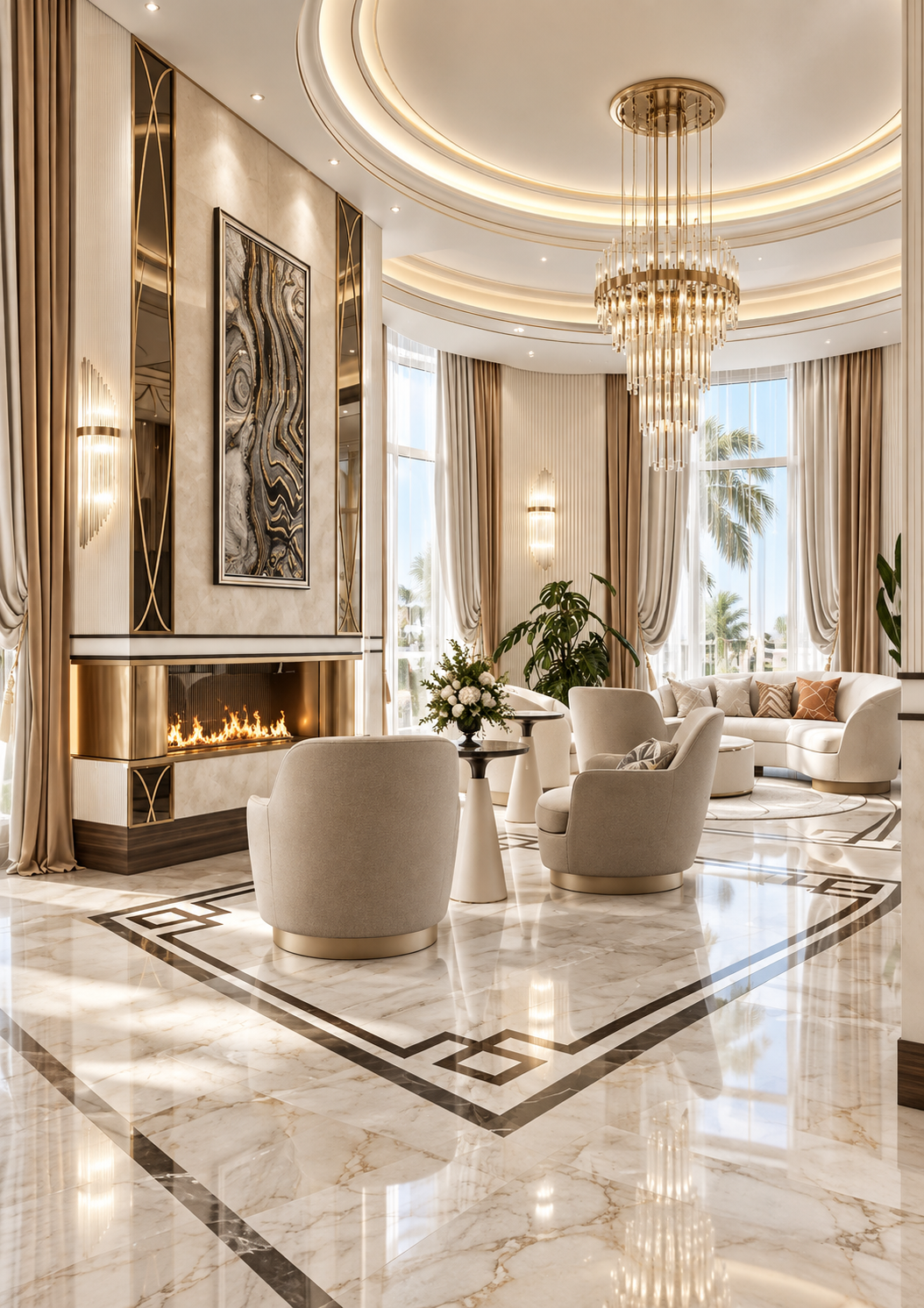 Comfort family villa interior