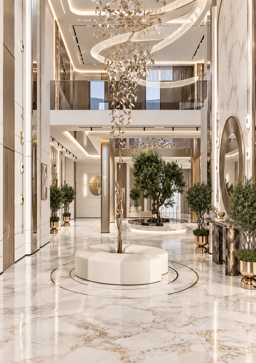Luxury Modern Villa interior design in Dubai Hills