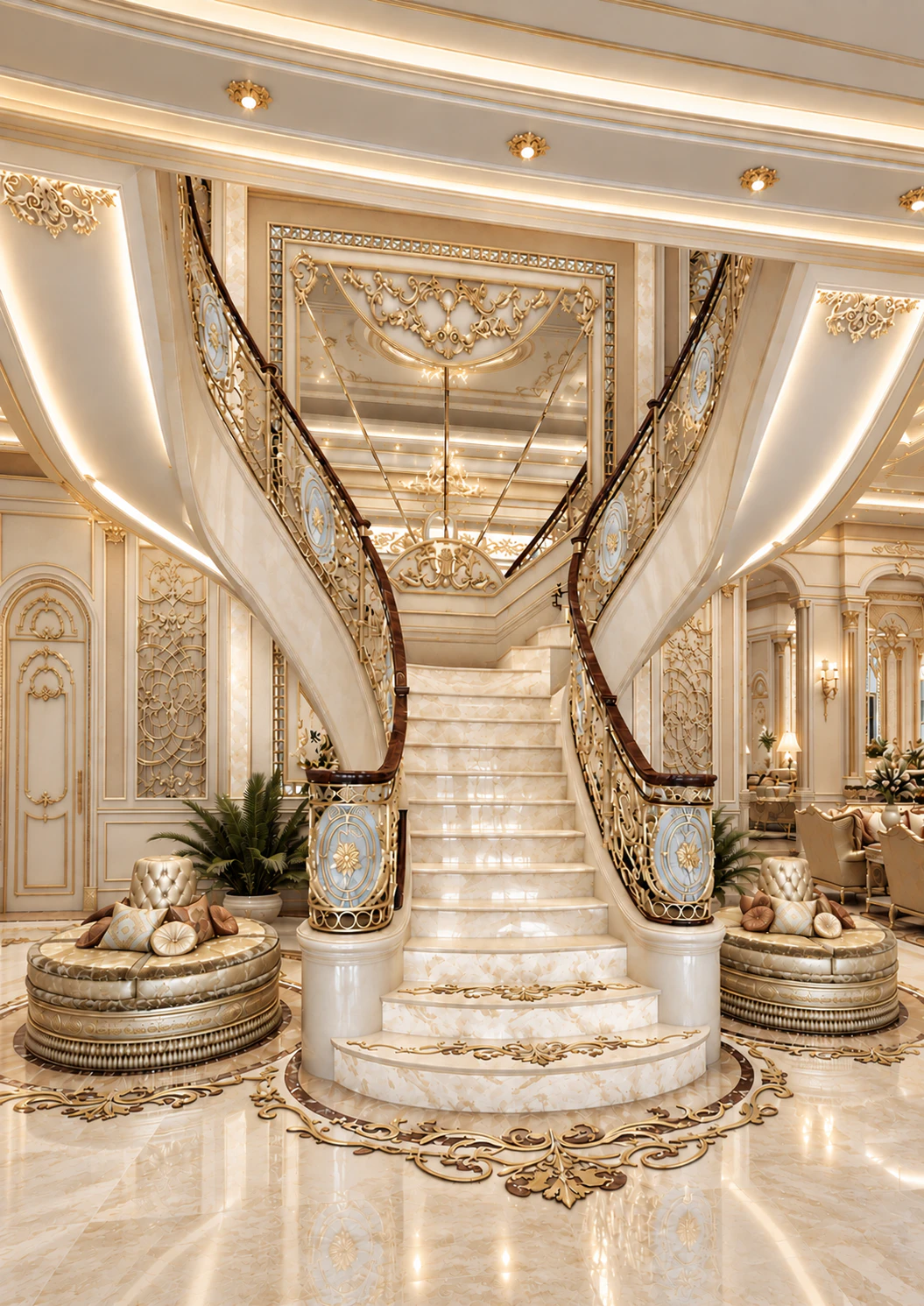 تصميم داخلي لمنزل في نيجيريا