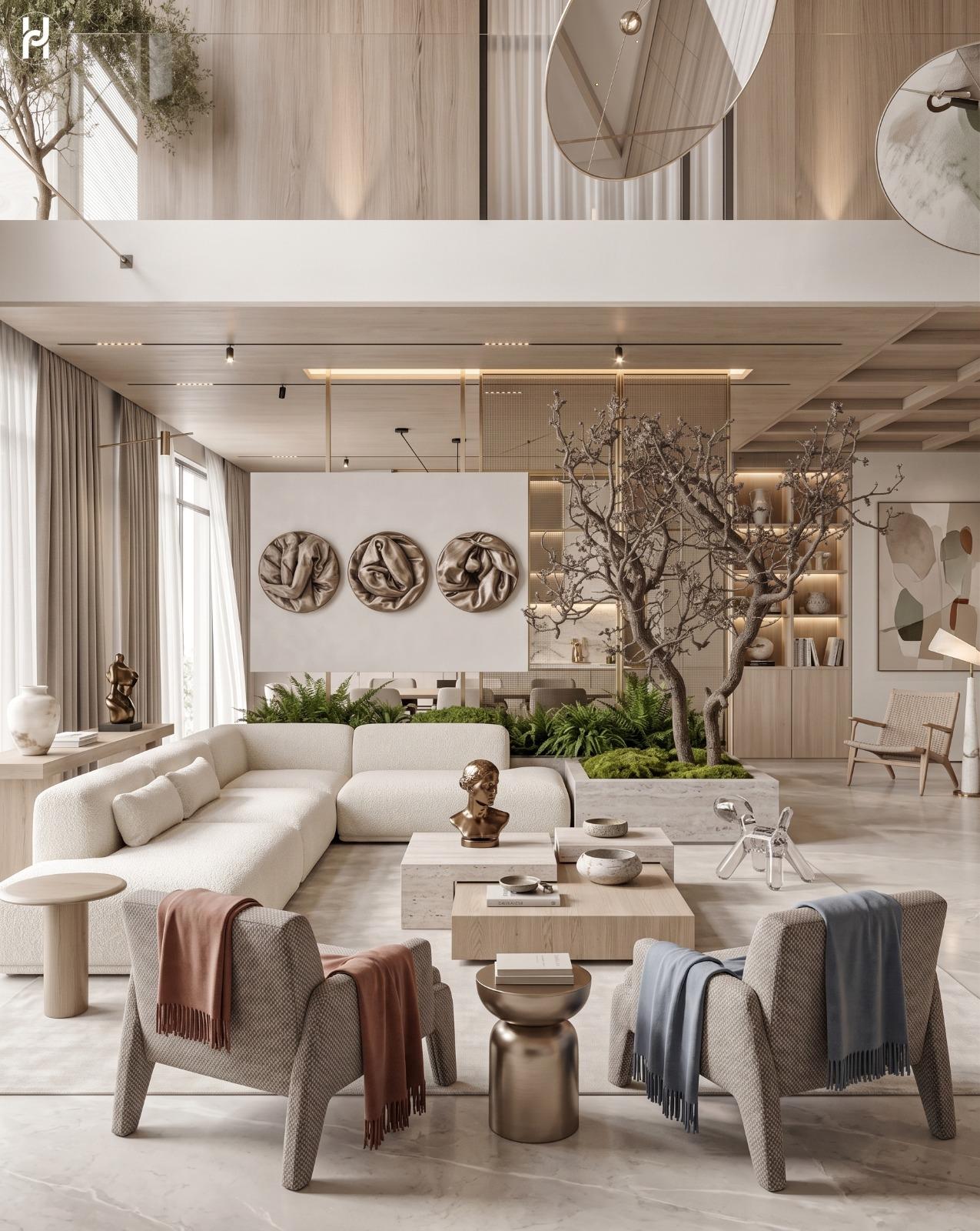 Villas Modern Interior Design in UAE by Luxury Antonovich Design