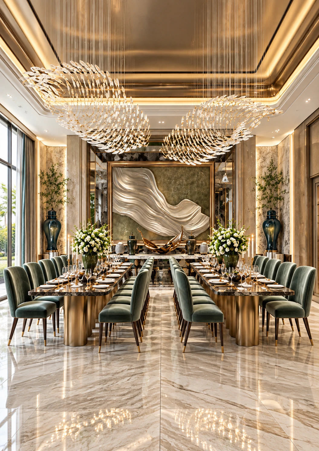 Chic Dinning Room in Royal Style