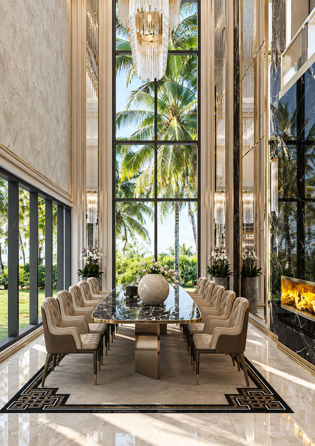 Spacious Villa Design in Al Meydan Grand Mullion - Dubai