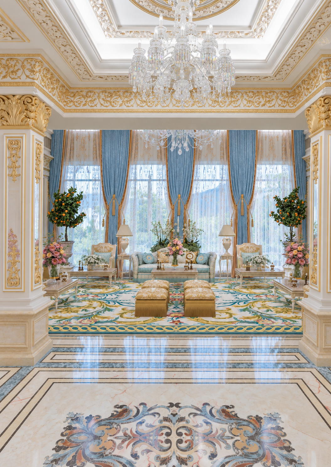 Royal luxury interior