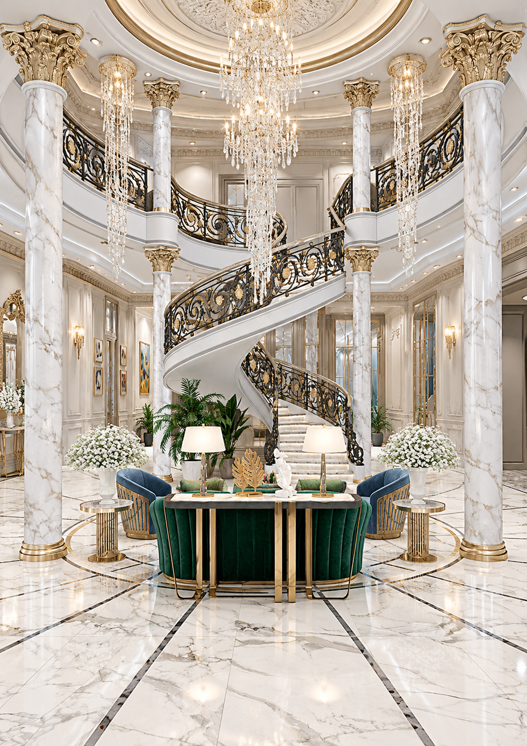 تصميم مودرن للفيلا في الإمارات