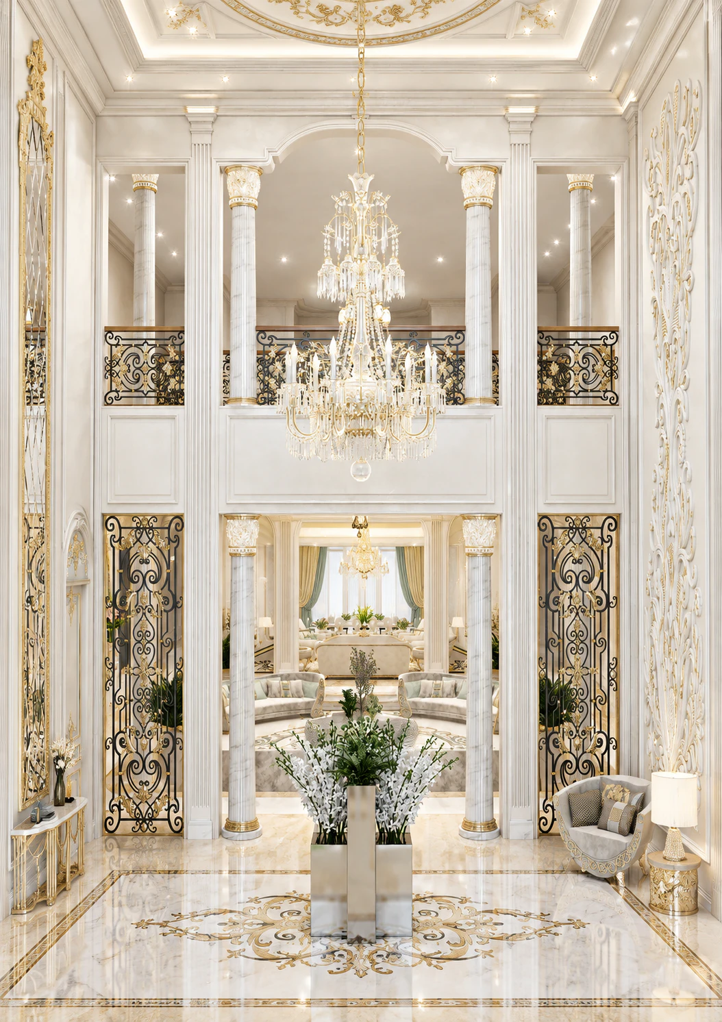 تصميم داخلي مذهل لفيلا
