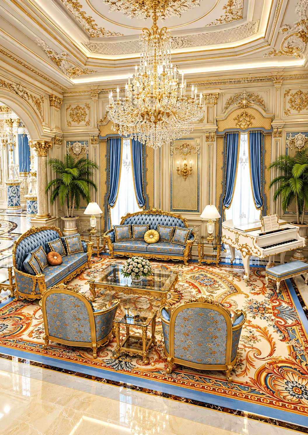 Pompous luxury interior