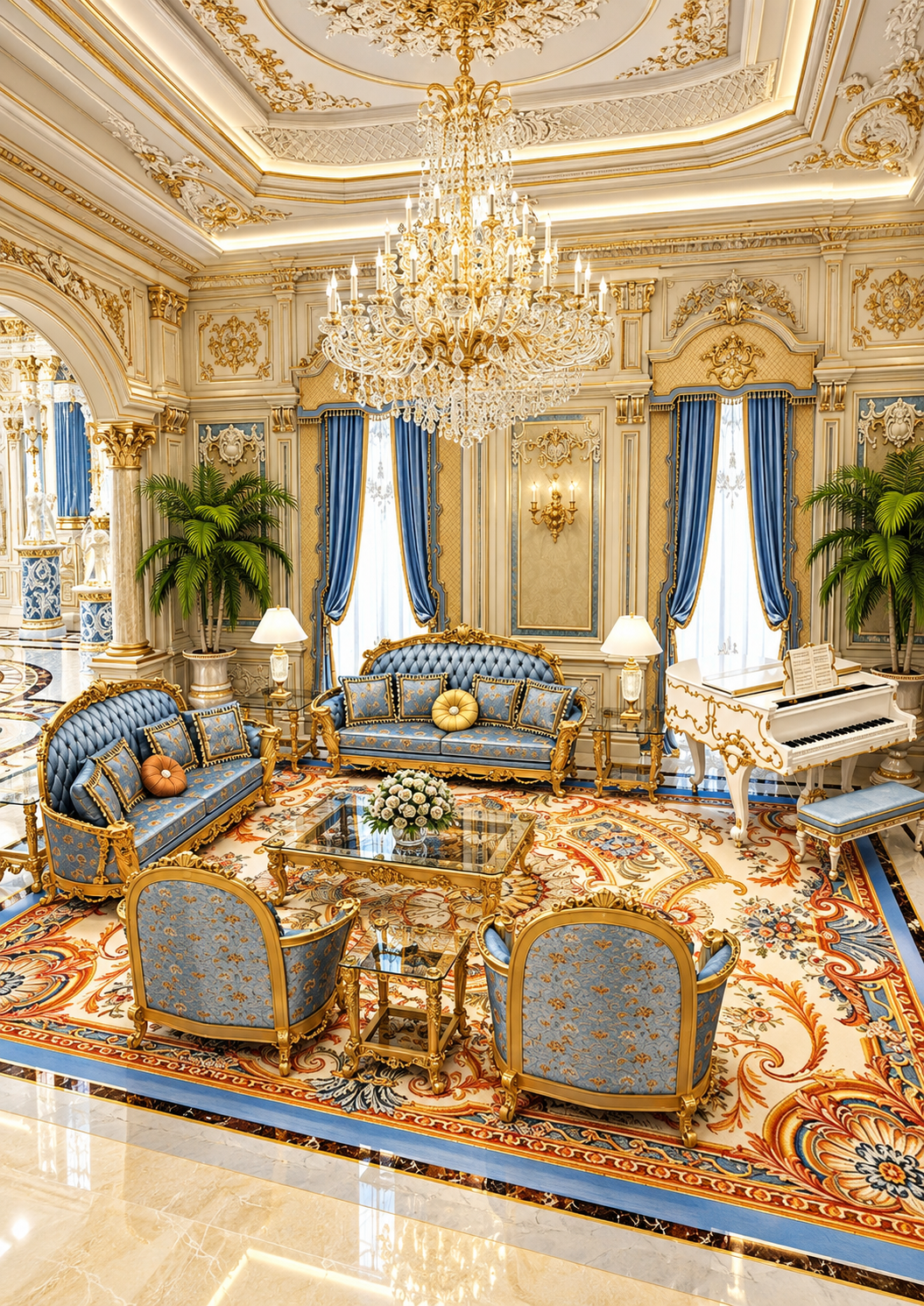 Pompous luxury interior