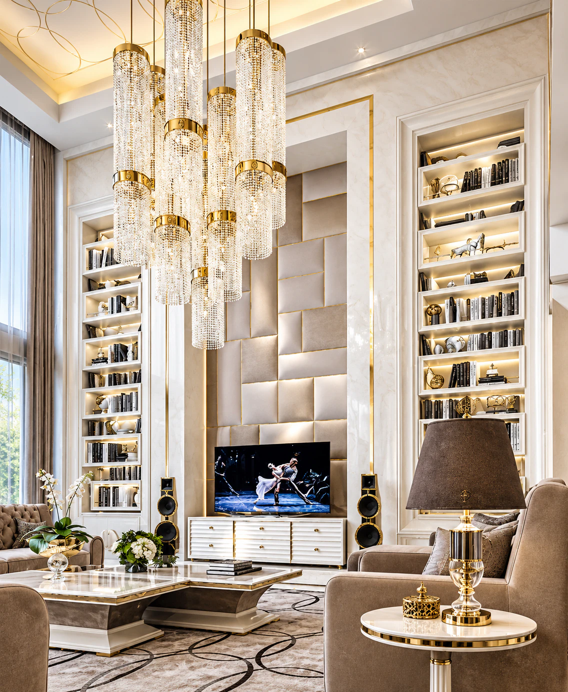 Interior Design Villa in the Oriental style