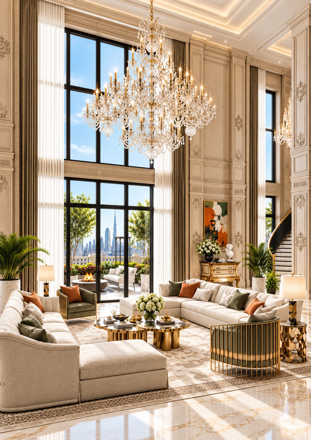 Luxuriously designed apartment