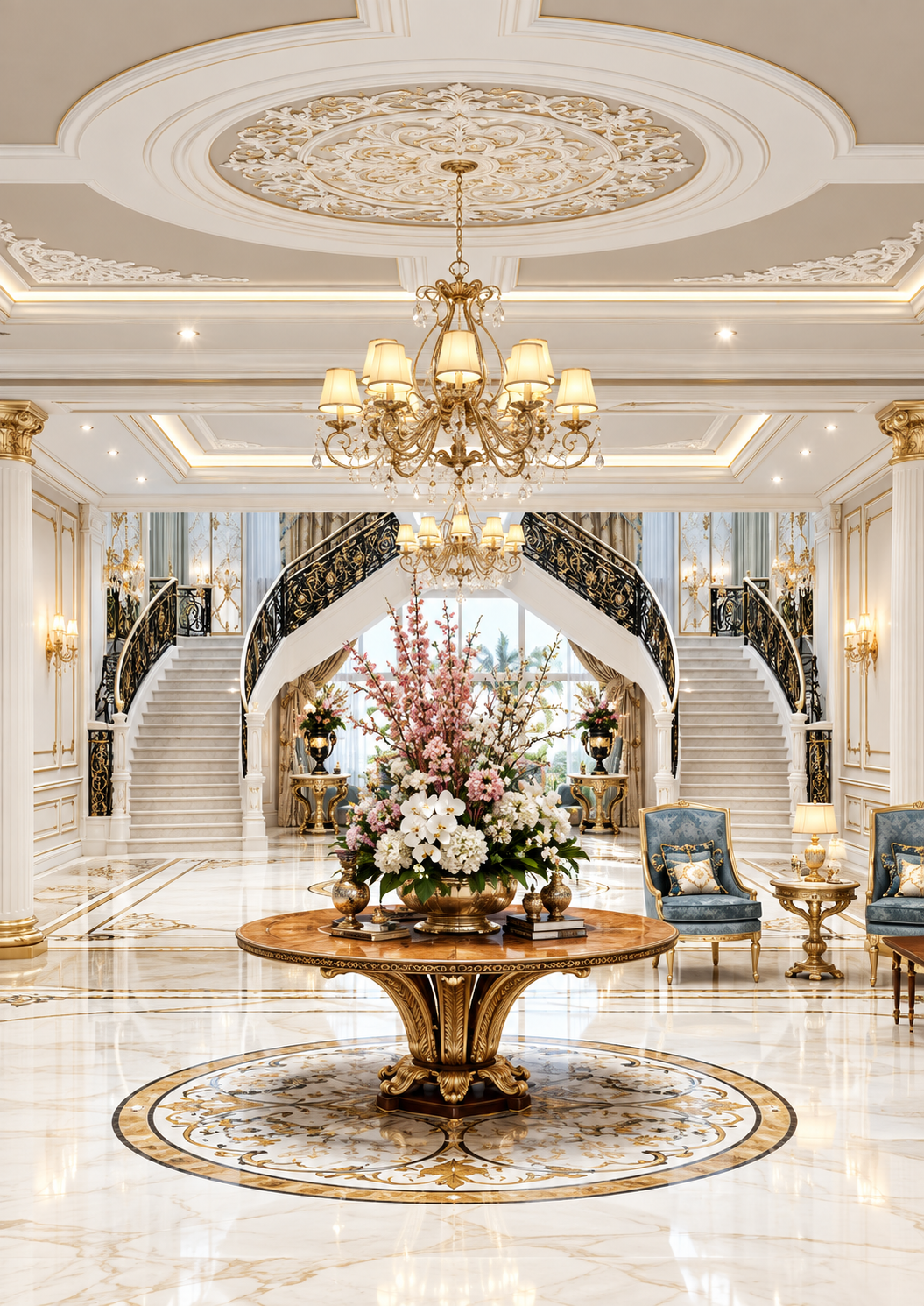 تصميم فلل فاخرة في أبو ظبي