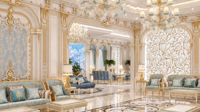 Royal Arabic Interior House Design Dubai