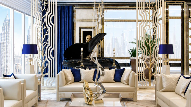 Best interior Designers in China | Royal Luxury Penthouse Interior Design in Shanghai