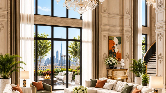Luxuriously designed apartment