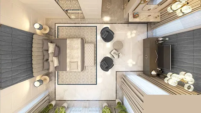 قمة الرفاهية العصرية: جولة في المنزل العصري الأمثل