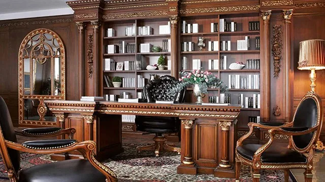 أثاث مكتبي فاخر لتجسيد أناقة مكتبك