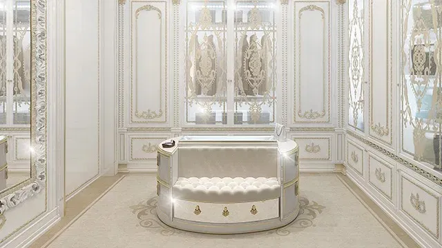 تصميم غرفة الملابس: نصائح احترافية للتخطيط والتقسيم