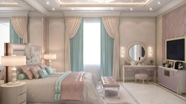 أفكار أنيقة وفاخرة لتصميم غرف نوم بنات