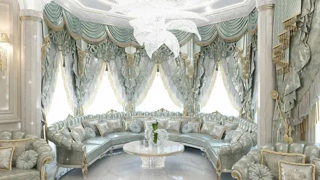 Изысканные идеи дизайна женского маджлиса для роскошного интерьера