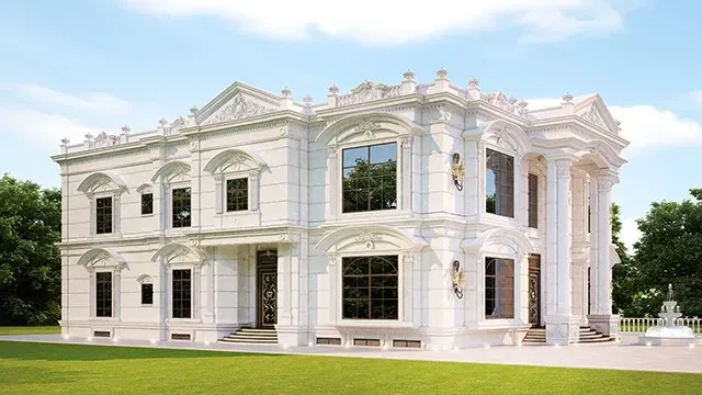 Роскошный дворцовый экстерьер