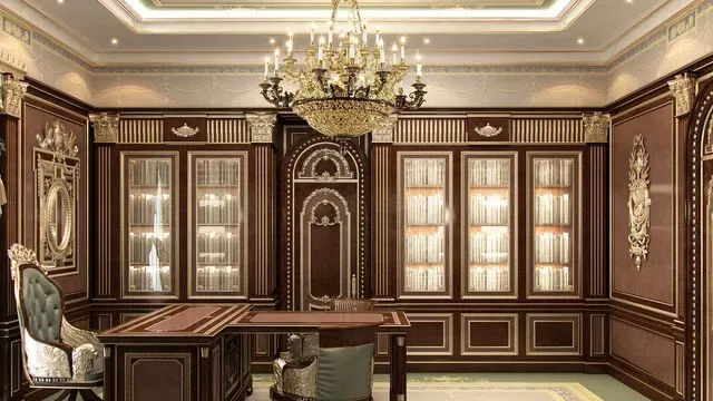 Дизайн домашнего офиса в Дубае