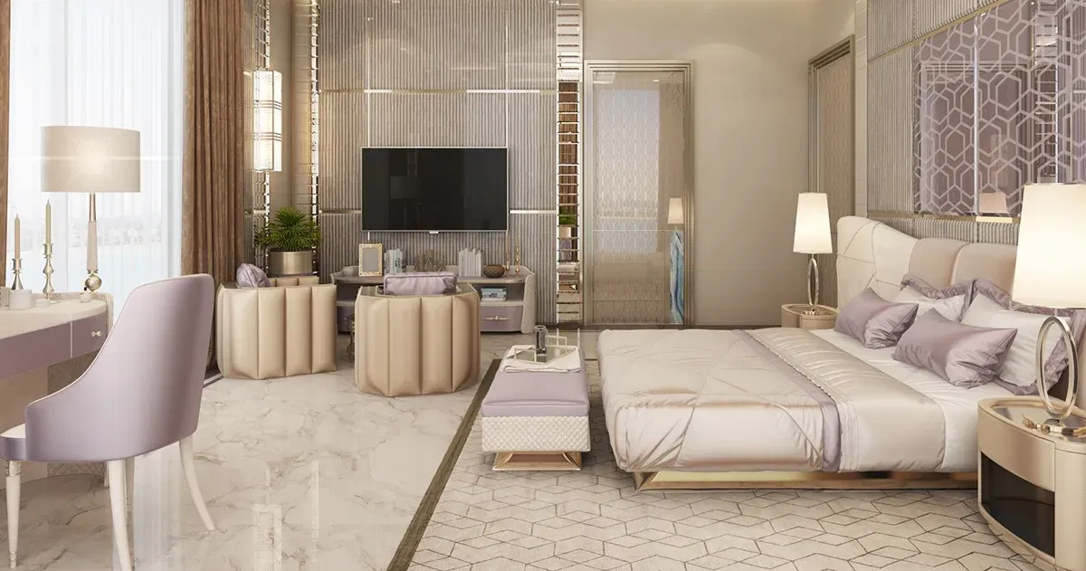 تصاميم غرف نوم بألوان الباستيل لهروب حالم