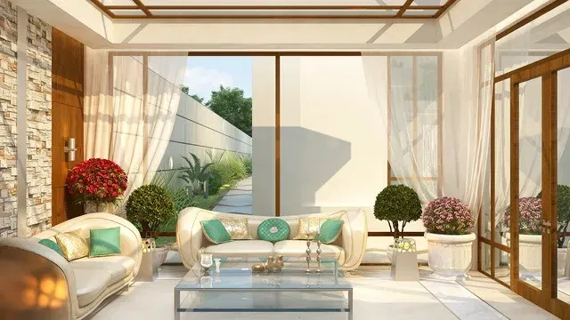 أفكار تصميم حدائق فيلات حديثة وفاخرة