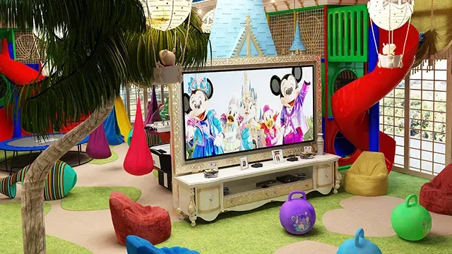 Исключительная необычная детская игровая площадка для незабываемых игр