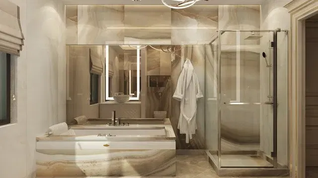 اكتشف تصاميم حمامات حديثة فاخرة في الإمارات