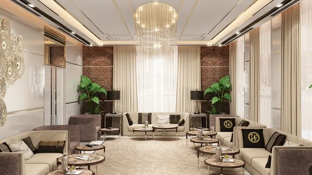 Elevate Your Space with a Luxurious Modern Majlis Design