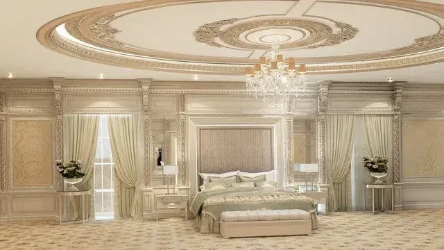 Дизайн спальни в Лагосе: современный классический проект