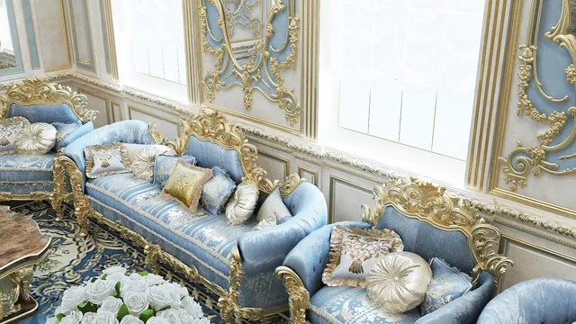 Luxurious Royal-Inspired Sitting Room Designs
