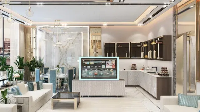 أفكار تصميم غرفة المعيشة الحديثة