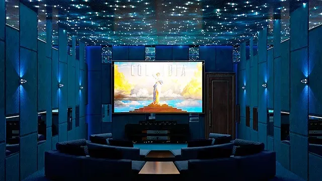 تصميم مسرح منزلي فاخر: تجربة سينمائية في منزلك