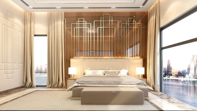 Дизайн дома с 4 спальнями в Дубае — дворцовая роскошь и уют