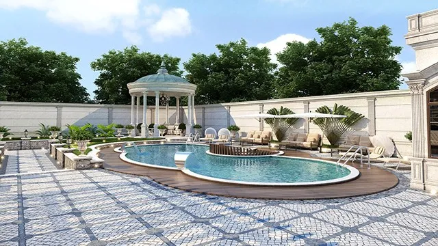 تصميم حدائق دبي الفاخرة وتحويل المساحات الخارجية