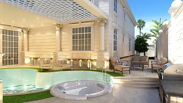 Создайте зону отдыха с уличным бассейном своей мечты