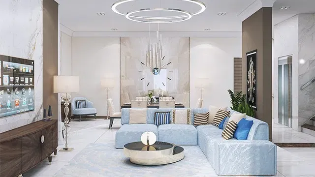 Элегантные и современные идеи интерьера гостиной