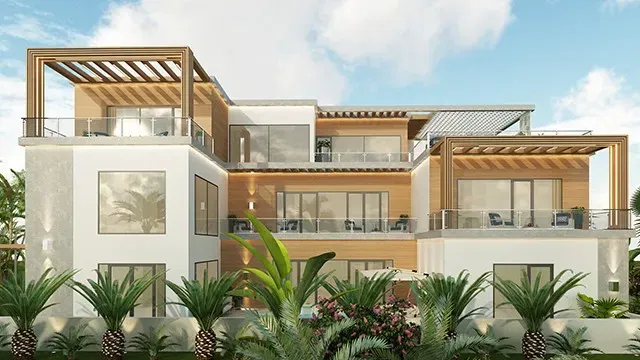 أعمال تجهيز فندق حديث فاخر